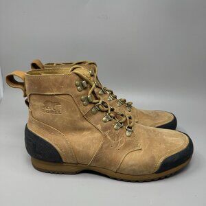 Sorel Men’s Ankeny II Hiker Boots Waterproof Leather Size 12 Brown